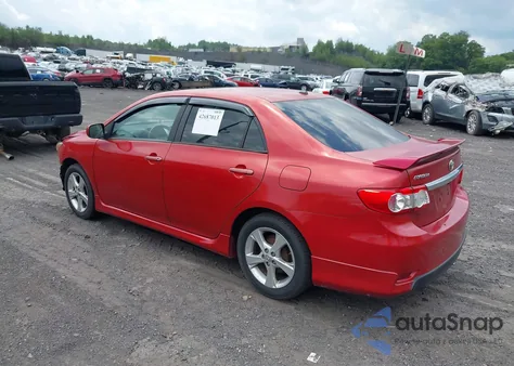2012 Toyota Corolla S z USA, uszkodzony, nr VIN 2T1BU4EE9CC816756